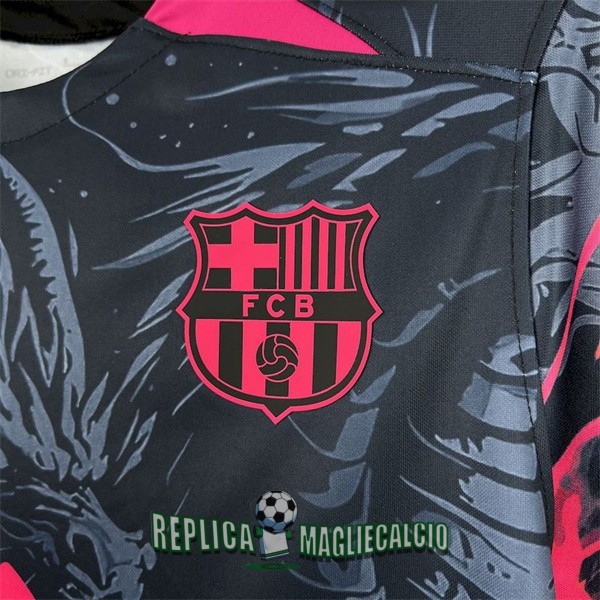 maglia barcellona edizione speciale nero rosa dragon 2025-2026 - immagine 4