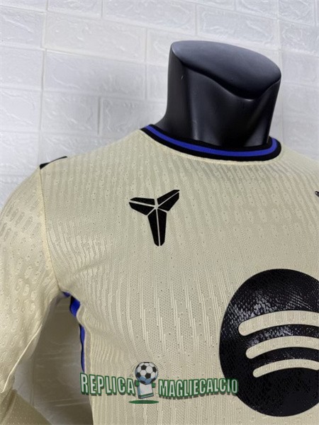 maglia barcellona manica lunga seconda versione player 2025-2026 - immagine 3