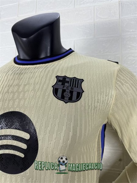 maglia barcellona manica lunga seconda versione player 2025-2026 - immagine 4
