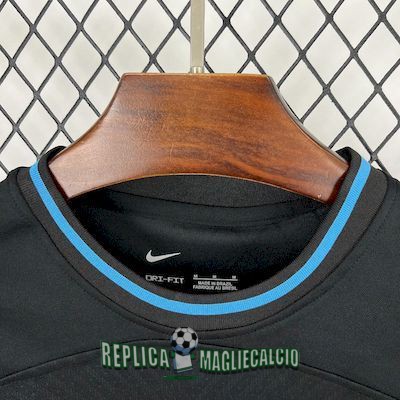 maglia brasile vintage edizione speciale nero charles oliveira 2022-2023 - immagine 2